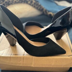 ASOS Curve Black Patent Heels